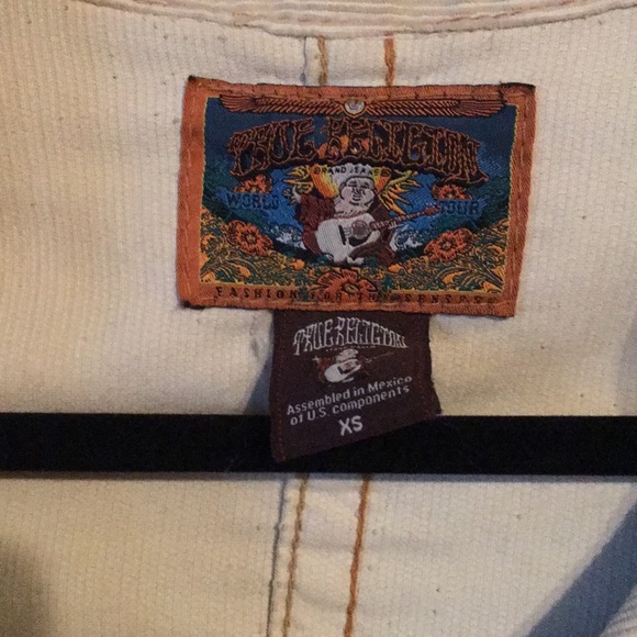 True Religion Cream corduroy jacket - Picture 2 of 7